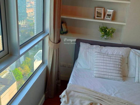 🔺 For rent condo BELLE GRAND RAMA 9 (BELLE AVENUE) Building A, Floor 35,2 bed room, Room size 59.00 sqm