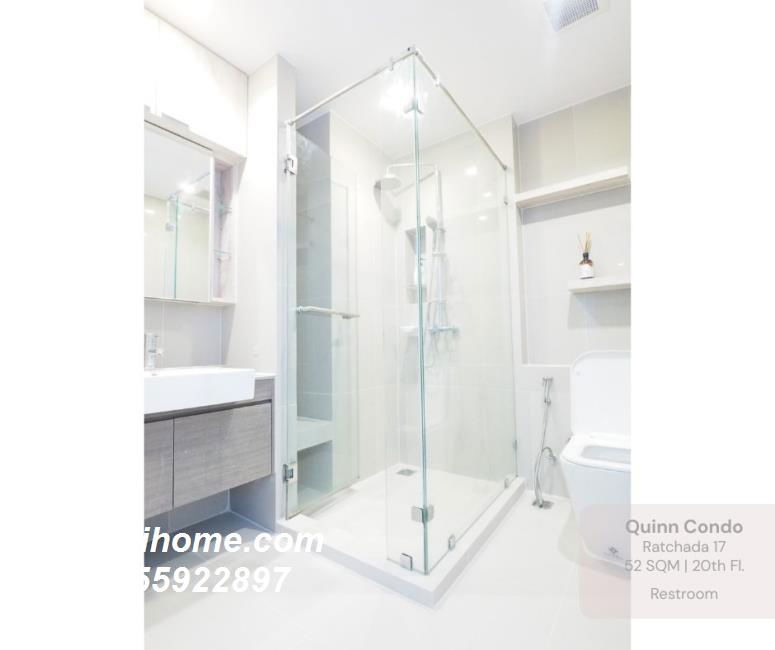 รูป P-39739 ให้เช่า คอนโด ควินน์ คอนโด รัชดา ซอย อินทรามาระ 45 Ratchadaphisek, Din Daeng, Bangkok พร้อมอยู่ ราคาถูก Line Id @easythaihome 085-592-2897 - รูปที่ 2/15