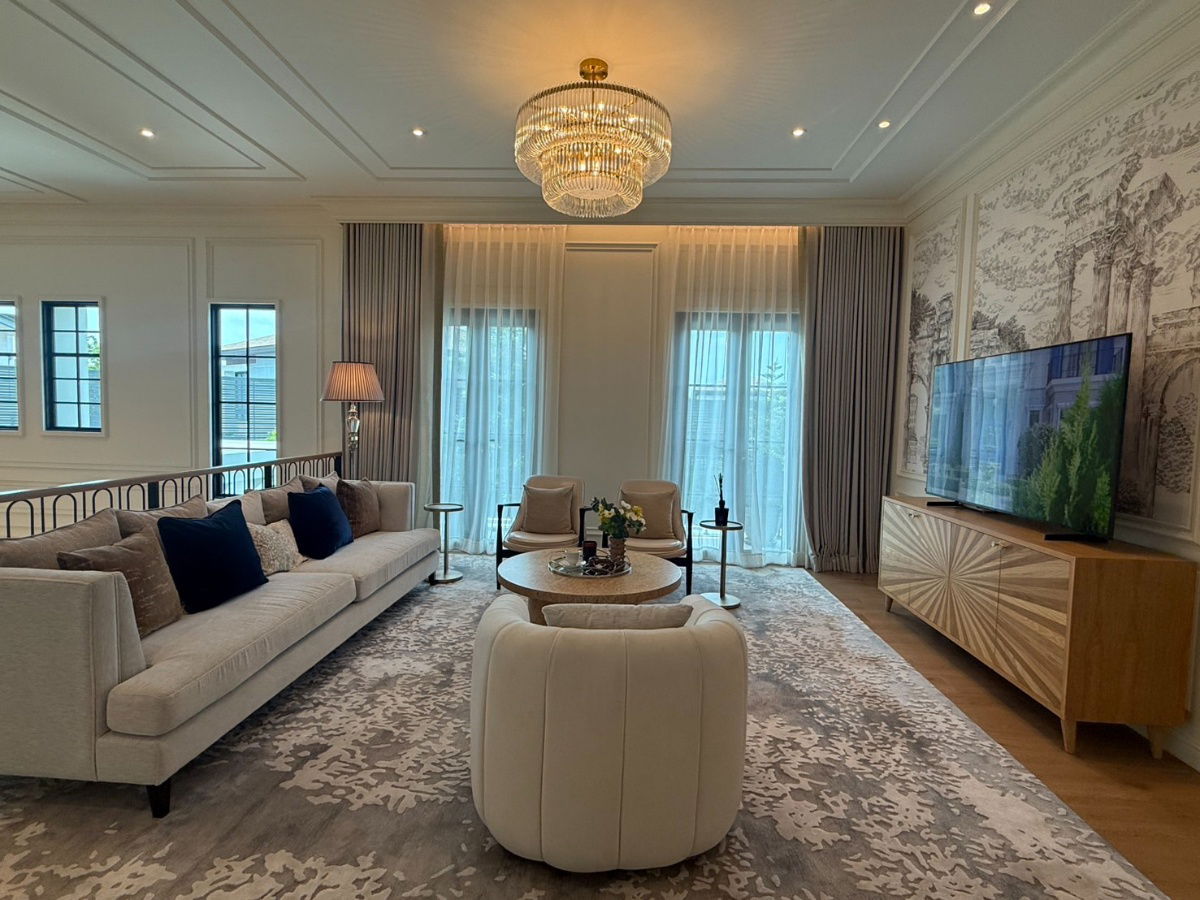 picture ✨ Show House for Sale! Beautifully designed, fully furnished home on over half a rai of land! Narinsiri Krungthep Kreetha - 12/19