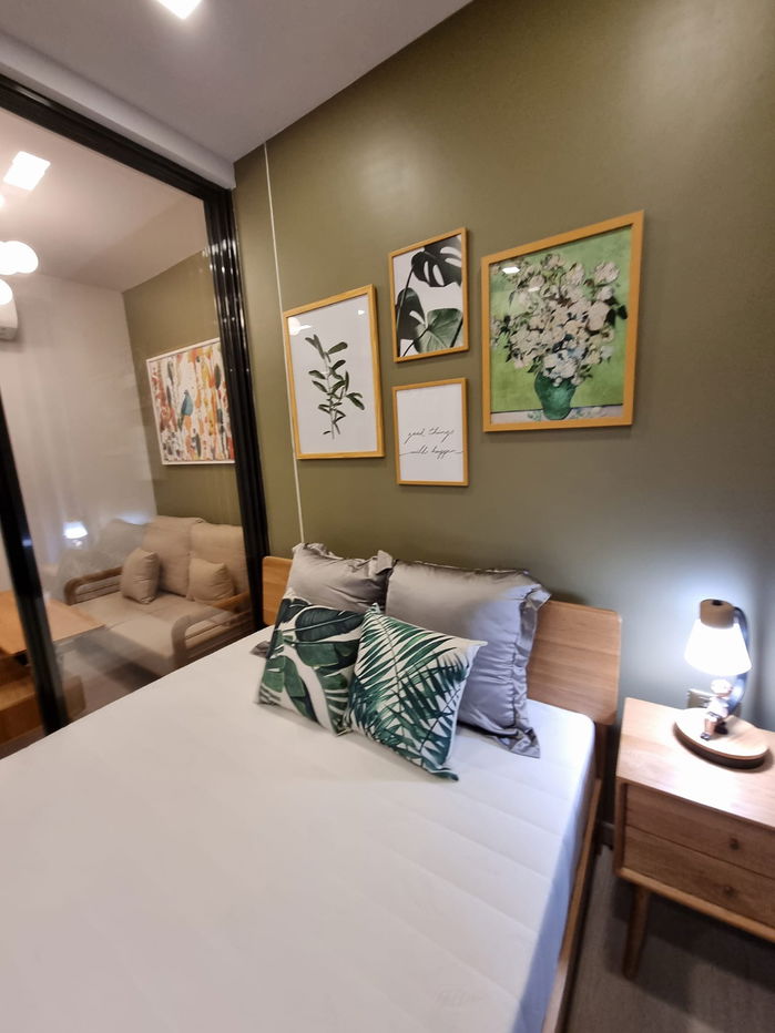 picture Muji-Style Condo for Rent at One9Five Rama 9 ✨  High Floor | Unblocked View | Premium Oak Furniture | Contact B: 095-169-9356 (LINE @bkk849) - 5/22