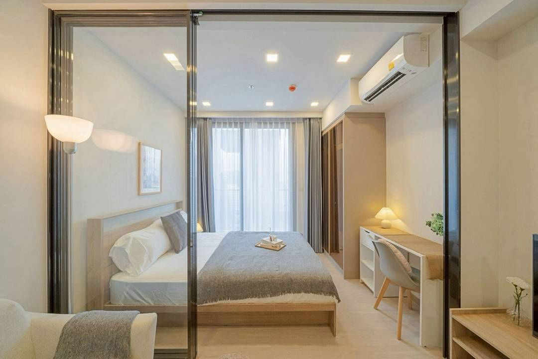 picture Condo for Rent at One9Five Asoke-Rama 9 | 26th Floor | Fully Furnished | Near MRT Rama 9 ✦ WeChat: home849 - 1/11