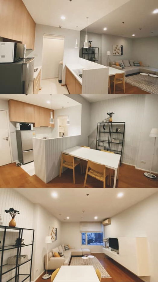 picture Villa Rachatewi【𝐑𝐄𝐍𝐓】🔥Less is More: Simple yet functional, the beautiful wooden floor perfectly.🔥  Contact Line ID: @hacondo - 10/10