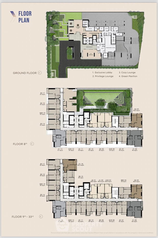 picture 1-BR Condo at Life Phahon-Ladprao near BTS Ha Yaek Lat Phrao (ID 1805798) - 3/12