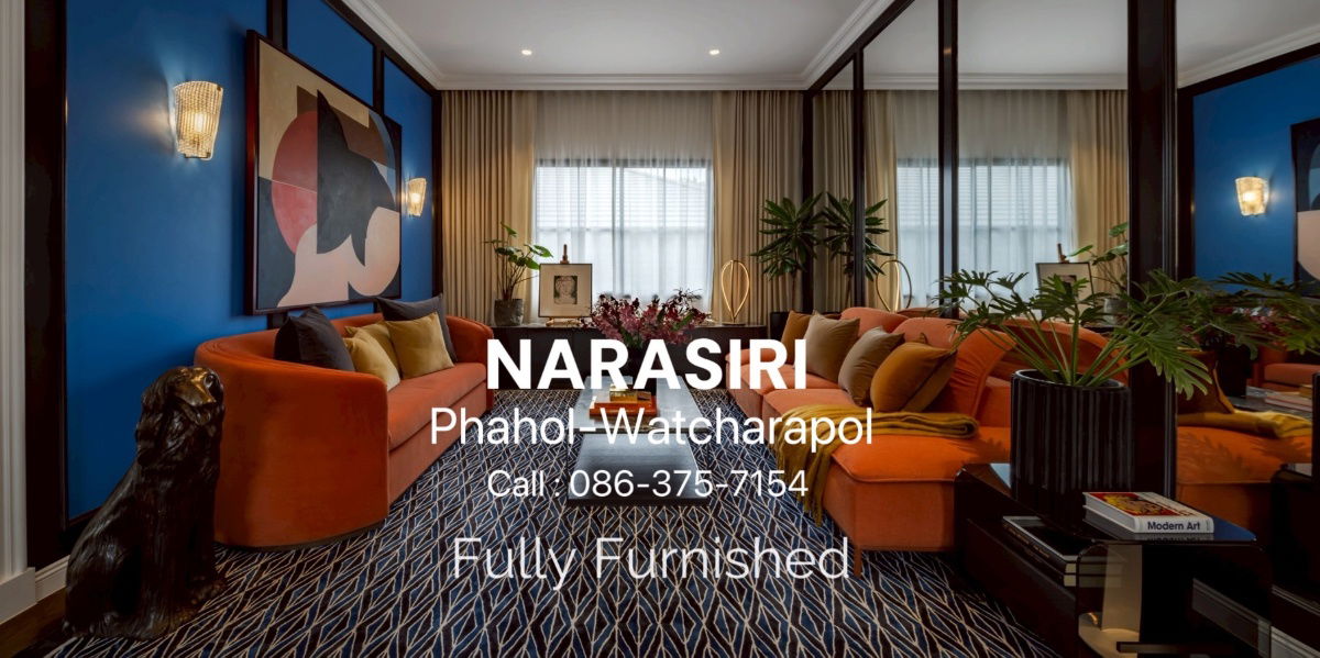 รูป ✨ ขายบ้านตัวอย่างแต่งครบเฟอร์นิเจอร์นำเข้า Nasasiri พหลวัชรพล Manior 4 ราคาพิเศษจากปกติ 75 ล้านเหลือเพียง 60 ล้าน  - รูปที่ 7/15