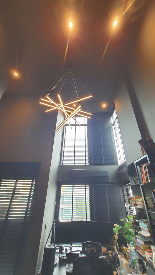 รูป ขายคอนโด มือสอง ห้อง Duplex (ตกแต่งเกือบล้าน) (Blak mens style decoration) ขายขาดทุน ฟรีโอน ห้องมุม คอนโด ละติจูด ใกล้ม.เอแบค บางนา - รูปที่ 22/31