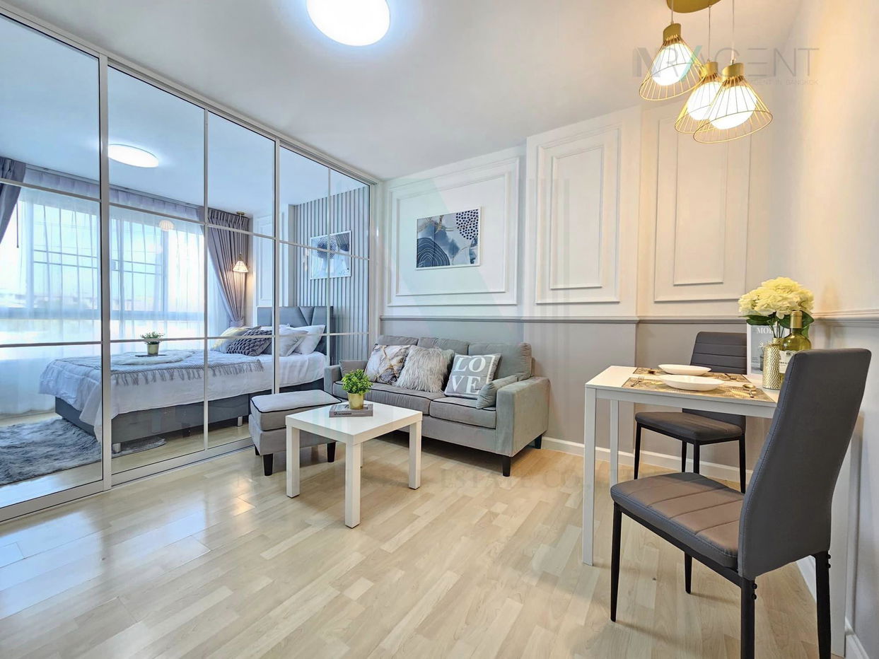 picture For Rent Condo DCONDO RAMKHAMHAENG 64 Building 1, Floor 3,1 bed room, Room size 29 sqm - 1/8