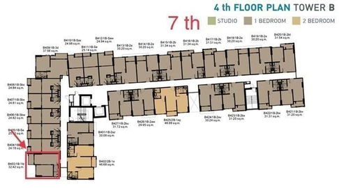 1-BR Condo at Living Nest Ramkhamhaeng in Hua Mak (ID 357099)