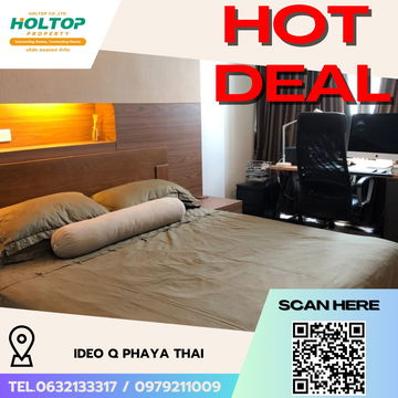 #R5462  🎉 030868 ให้เช่าคอนโด Ideo Q Phaya Thai