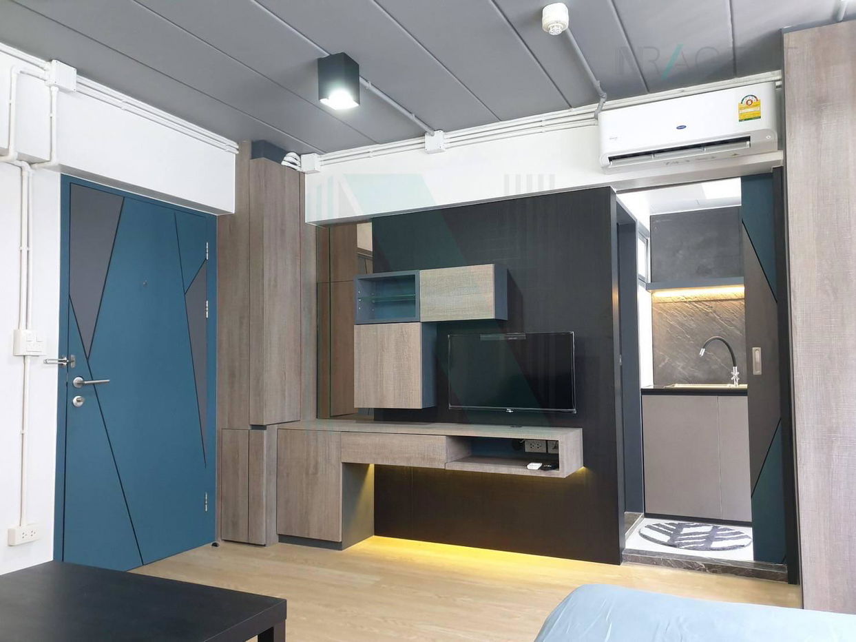 picture For rent condo LUMPINI CENTER HAPPYLAND Building B2, Floor 4,Studio, Room size 26.00 sqm - 6/8