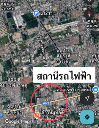 picture Beautiful land plot for sale, 212 sq wah. Near Phra Thep New Road and Phetkasem BTS Skytrain. 22 meters wide, 38 meters deep. - 7/8