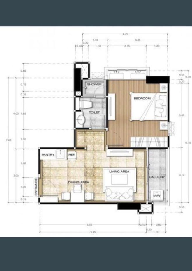 picture 🔐#OL2304_063 🔐🗓️𝐅𝐨𝐫 𝐑𝐞𝐧𝐭 ( 41 𝐬𝐪𝐦. 𝟏𝐛𝐞𝐝plus, 𝟏𝐛𝐚𝐭𝐡 )𝐓𝐂 𝐆𝐫𝐞𝐞𝐧 𝐑𝐚𝐦𝐚 𝟗 - 10/13