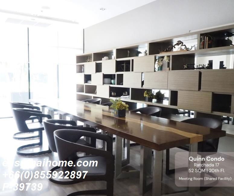 รูป P-39739 ให้เช่า คอนโด ควินน์ คอนโด รัชดา ซอย อินทรามาระ 45 Ratchadaphisek, Din Daeng, Bangkok พร้อมอยู่ ราคาถูก Line Id @easythaihome 085-592-2897 - รูปที่ 7/15