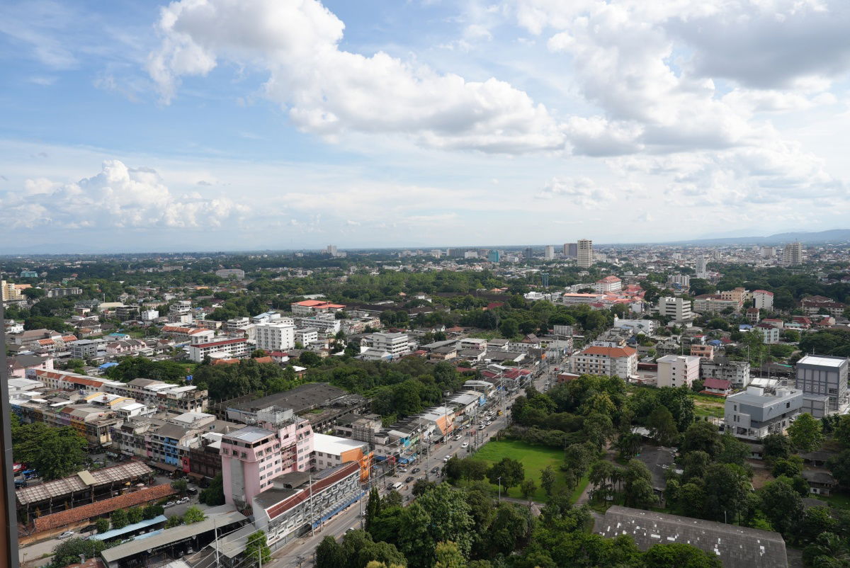 รูป 🏢ให้เช่า The Base Chiang Mai – วิวดอยสุเทพ ชั้น 27 ตรงข้ามเซ็นทรัลเฟส – 2 ห้องนอน พร้อมเฟอร์ครบ 🌄 - รูปที่ 9/13