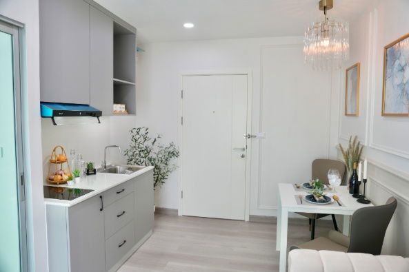 picture Condo for sale, newly renovated, very beautiful room, ready to move in, good location, best price in the project! Aspire Rama 4 (Aspire Rama 4) - 23/24