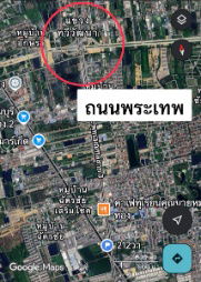 picture Beautiful land plot for sale, 212 sq wah. Near Phra Thep New Road and Phetkasem BTS Skytrain. 22 meters wide, 38 meters deep. - 8/8