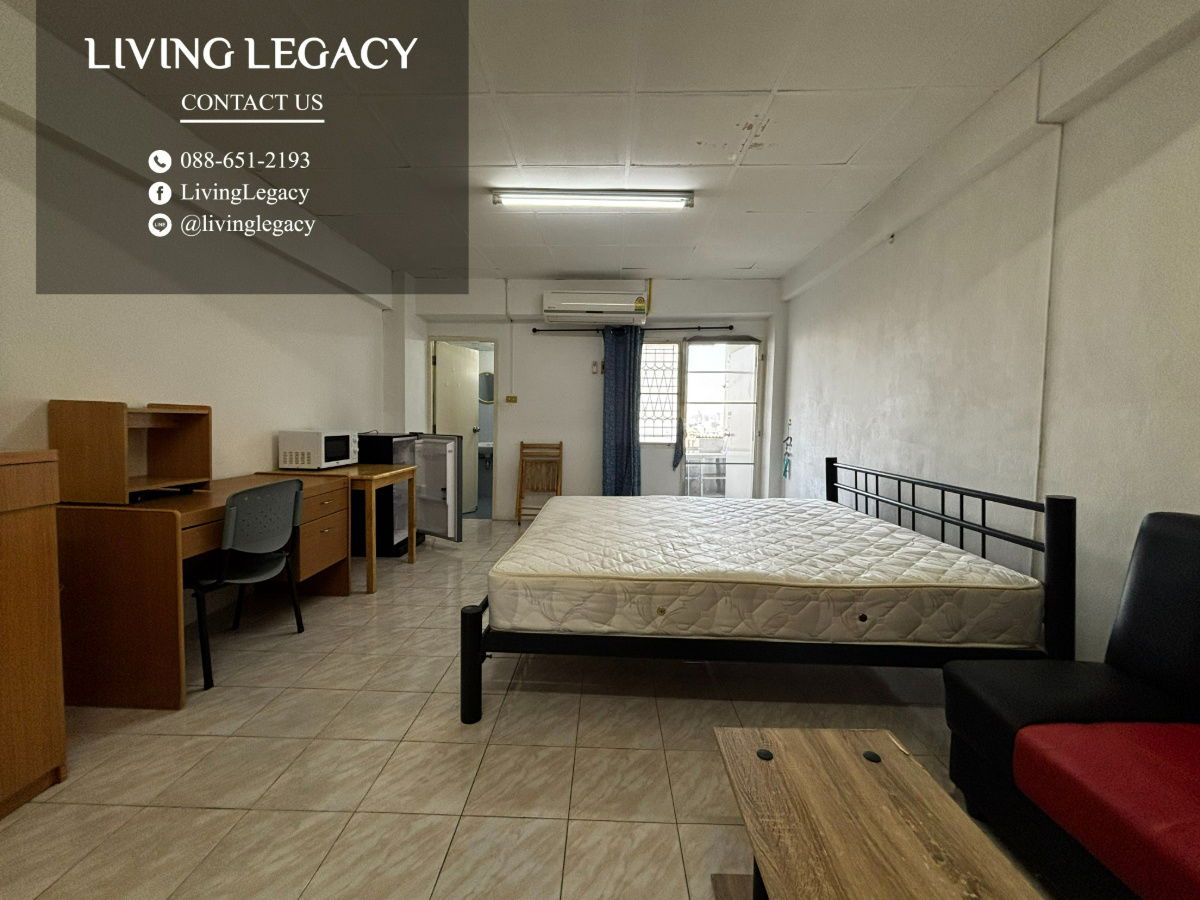 รูป SOMM61 ให้เช่าคอนโด ABAC Condo Town 30 ตร.ม. ชั้น 11 ตึก A line id : @livinglegacy - รูปที่ 3/20