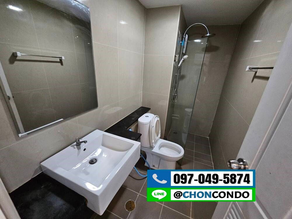 รูป Living Avenue ตึกA ชั้น8 บางแสน ------------วิวสระ------------Tel 097-049-5874 (Line: @choncondo มี@ด้วย) - รูปที่ 7/11