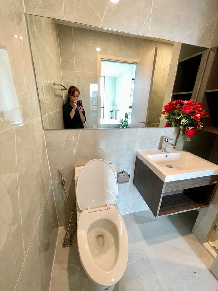 picture For Rent "  𝐍𝐮𝐞 𝐃𝐢𝐬𝐭𝐫𝐢𝐜𝐭 𝐑𝟗 " Size 30 Sqm. Floor 23 Near : MRT- Rama 9  - 16/20