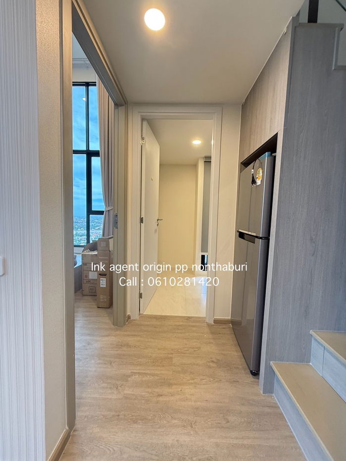 picture 🔥(For rent)🔥 🎉New room never rented out 🌃Condo Origin plug&play nonthaburi station - 4/12