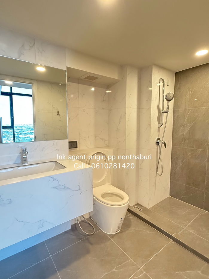 picture 🔥(For rent)🔥 🎉New room never rented out 🌃Condo Origin plug&play nonthaburi station - 12/12