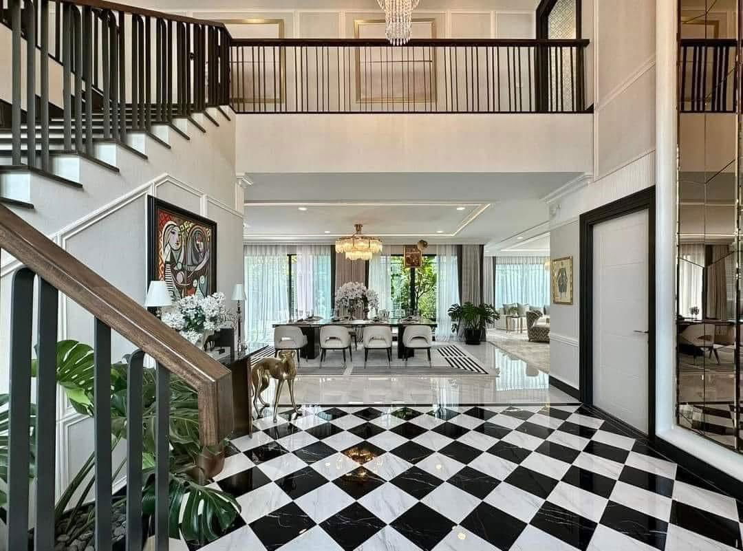 รูป บ้านเดี่ยว Modern Art Deco สไตล์หรู พร้อมเฟอร์ครบ จากแสนสิริ - รูปที่ 2/7