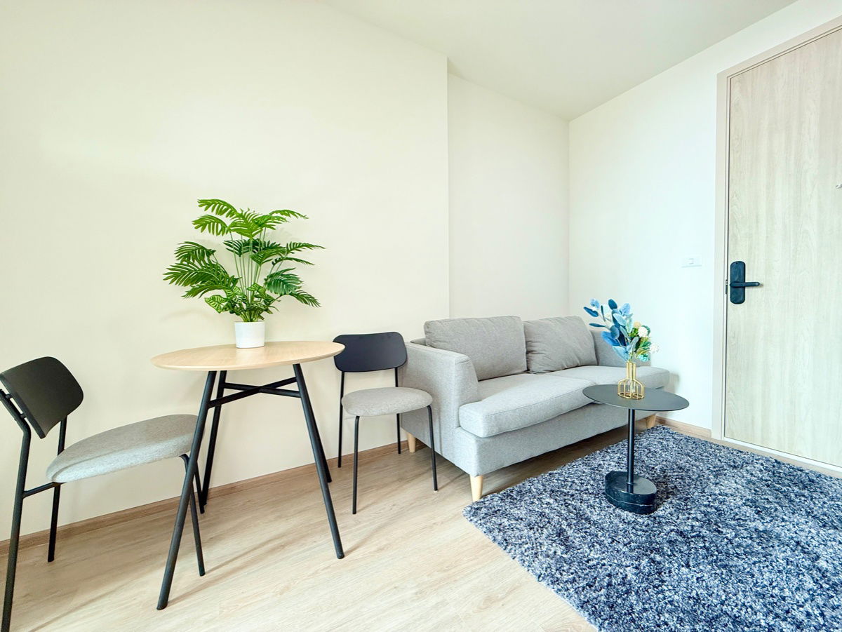 picture For Rent " 𝐍𝐮𝐞 𝐃𝐢𝐬𝐭𝐫𝐢𝐜𝐭 𝐑𝟗 " Brand new condo at Rama 9  Size 30 Sq.m. Floor 30 - 6/15