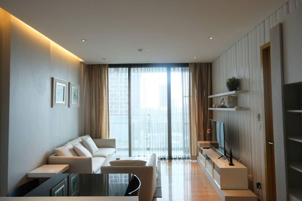 รูป Aequa Sukhumvit 49 ห้องนี้เลี้ยงสัตว์ได้ ♥ ขนาด 60 ตรม. ห้องใหญ่ สไตล์มินิมอล สนใจนัดชมโทรได้เลยครับ - รูปที่ 2/9