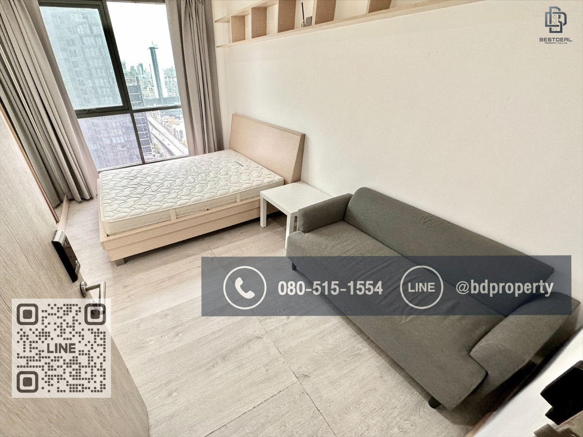 รูป Bestdeal ให้เช่าด่วน!!!ราคา 13,500/เดือน Studio 22ตรม. เฟอร์นิเจอร์และเครื่องใช้ไฟฟ้าพร้อมเข้าอยู่ “IDEO MOBI RAMA 9” ใกล้MRT และ เซ็นทรัลพระราม 9  - รูปที่ 7/10