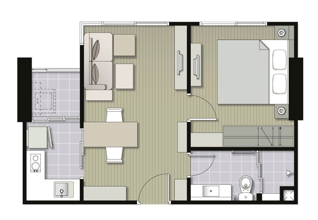 picture Condo For Rent U Delight Residence Pattanakarn - Thonglor (B6808033) ID Line : @condo88 - 2/6