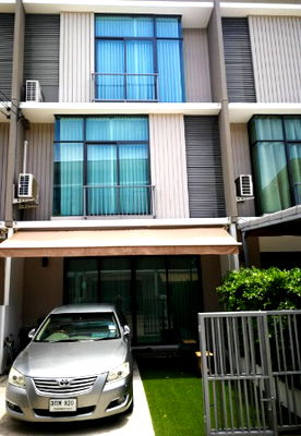 Townhouses for rent : FOR RENT  :  HBN0175 :    ( Pruksa Ville 76 Banga - Wongwaen ) 