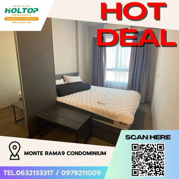 #Z1759💥040868🔥Condo for rent: Monte Rama 9 Condominium