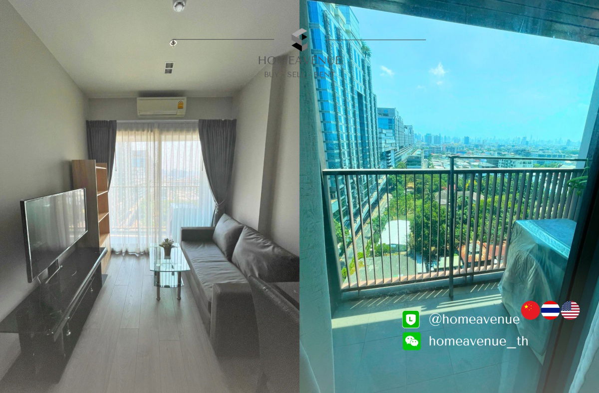 รูป เช่าคอนโด《Whizdom Avenue Ratchada-Ladprao》✨ ปรับโฉมใหม่ทั้งห้อง พร้อมเข้าอยู่ทันที 🚇 ติด MRT ลาดพร้าว 📲 Line: @homeavenue | ราคาพิเศษ 💥HA-135 - รูปที่ 4/5