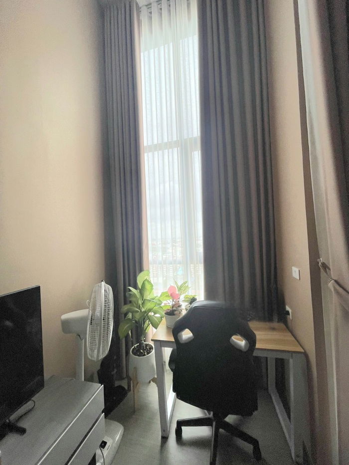 picture Duplex 33sqm. Condo Origin Plug and Play Ramkhamhaeng Triple Station, specious 360° panoramic view! - 3/13