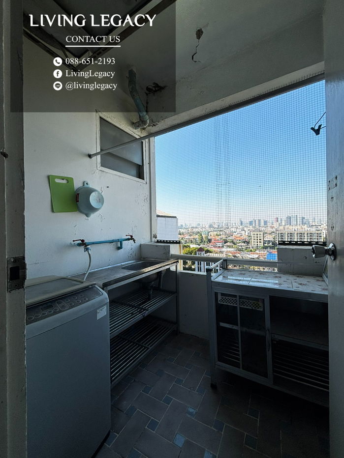รูป SOMM61 ให้เช่าคอนโด ABAC Condo Town 30 ตร.ม. ชั้น 11 ตึก A line id : @livinglegacy - รูปที่ 19/20