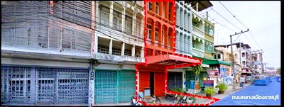 Shophouses for rent King Mongkuts University of Technology Thonburi Ratchaburi  : Robinson Ratchaburi 1.07km. Druna Ratchaburi School 1km For rent 3.5-story commercial building-rooft