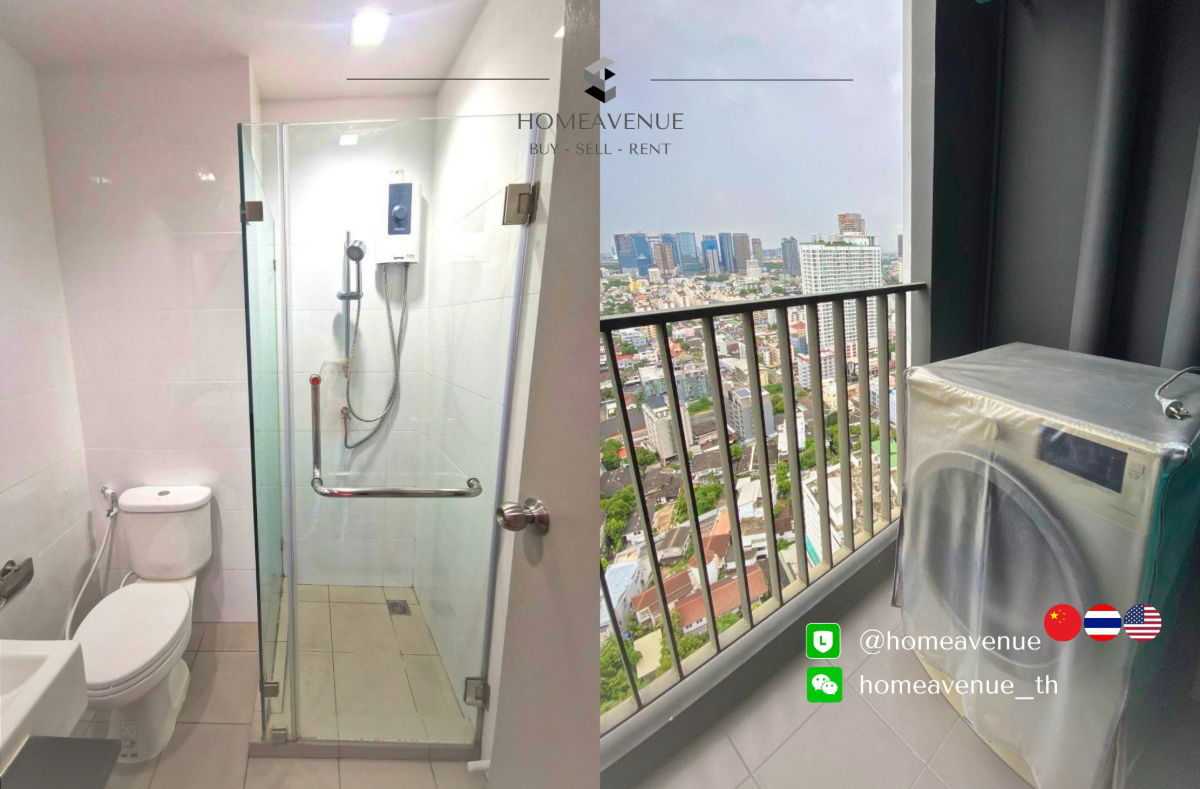 รูป เช่าคอนโด《Chapter One Midtown Lat Phrao 24》✨ ปรับโฉมใหม่ทั้งห้อง พร้อมเข้าอยู่ทันที 🚇 ติด MRT ลาดพร้าว 📲 Line: @homeavenue | ราคาพิเศษ 💥HA-97 - รูปที่ 4/5