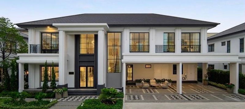 บ้านเดี่ยวให้เช่า : 🏡 ให้เช่าบ้านเดี่ยวหรู โครงการเศรษฐสิริ บางนา - สุวรรณภูมิ ✔️5 ห้องนอน 6 ห้องน้ำ 🔐𝗖𝗼𝗱𝗲  : #OL2304_101