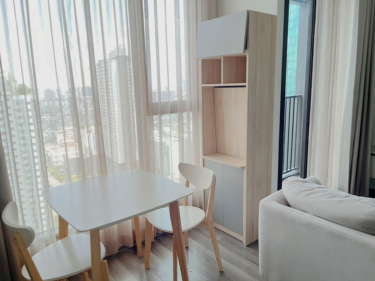 รูป 🔐#MT2306_231🔐🗓️ ว่างพร้อมอยู่🗓️𝐅𝐨𝐫 𝐑𝐞𝐧𝐭 ( 40.02 𝐬𝐪𝐦.Duplex 1 Bed , 𝟏𝐛𝐚𝐭𝐡 )𝐊𝐧𝐢𝐠𝐡𝐭𝐬𝐁𝐫𝐢𝐝𝐠𝐞 𝐒𝐩𝐚𝐜𝐞 𝐑𝐚𝐦𝐚 𝟗 - รูปที่ 2/12