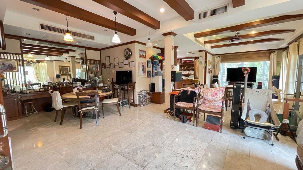 รูป 🏡 ขายบ้านเดี่ยว มัณฑนา วัชรพล–รามอินทรา 1 ที่ดินใหญ่ 134 ตร.วา | ต้นโครงการ | ติดสวน - รูปที่ 6/26
