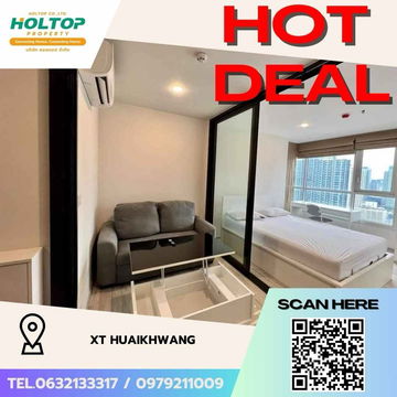 #Z1763💥040868🔥ให้เช่าคอนโด XT HUAIKHWANG