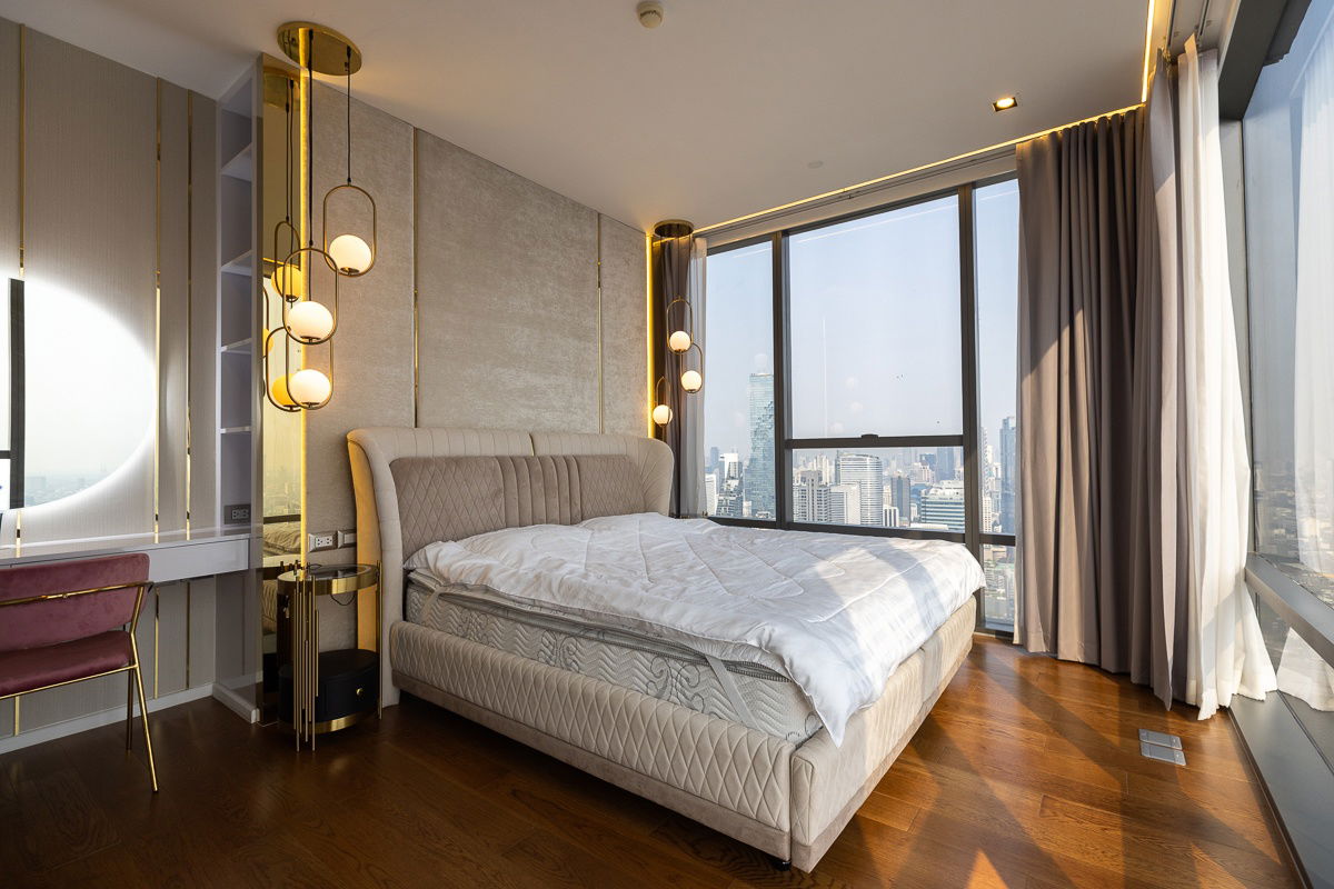 picture The Bangkok Sathorn 2 Bed 2 Bath area 123 sqm. Close to BTS Surasak *Rent 150,000 THB per month #CODE0572 - 5/13