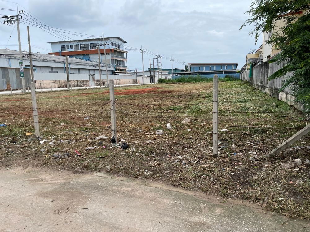 รูป ขายที่ดินถมแล้ว แปลงสวย ขนาด 608 ตรว. ติดถนน 2 ด้าน บางกะดี่ 19 แยก 8 และ เทียนทะเล 20 แยก 14 ใกล้ถนนวงแหวนกาญจนาภิเษก - รูปที่ 1/12