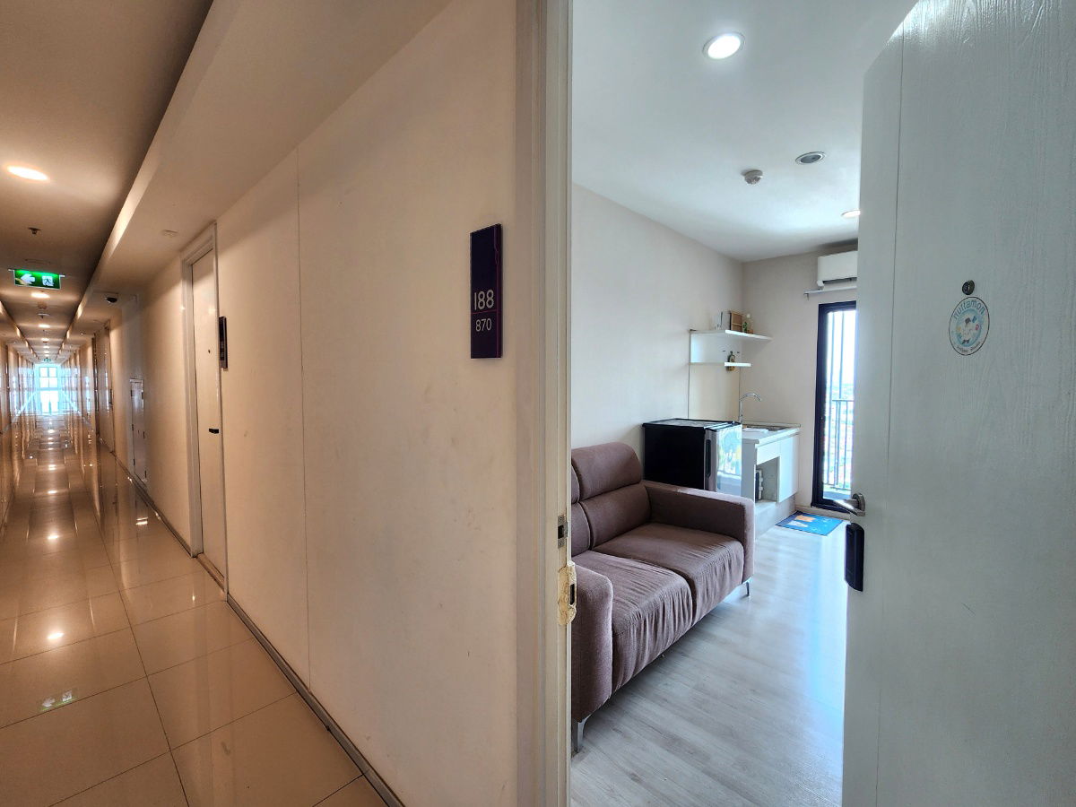 รูป สถานะตามภาพปก**ห้องว่างครับผม  แอร์ 2 + ดิติตอลล็อค** ให้เช่า พลัม เซ็นทรัลเฟส 1 !!ภาพห้องจริง วิวทิศตะวันออก แดดเช้าไม่ร้อน SN490.78 - รูปที่ 5/63