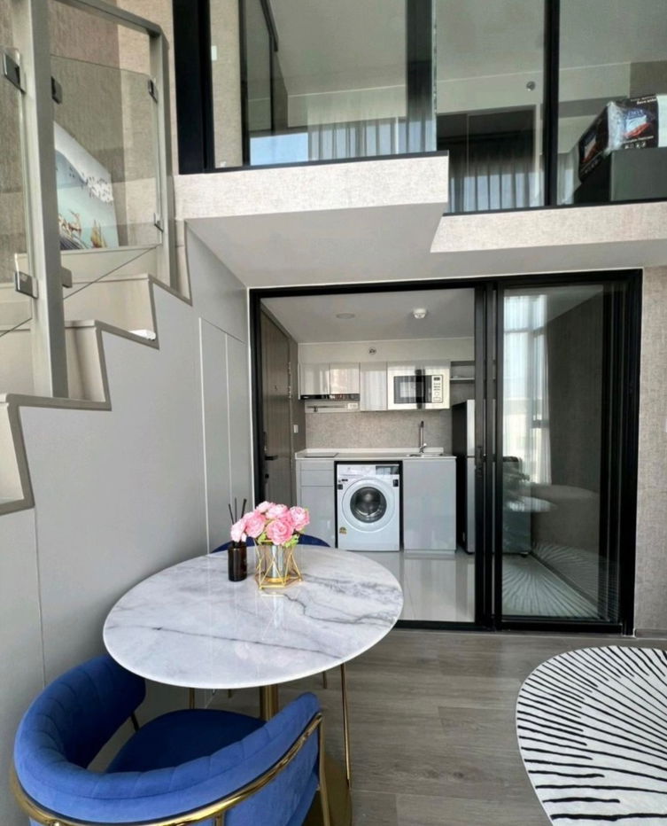 picture rent: Knightsbridge Space Sukhumvit - Rama 4, duplex room, beautiful,  ready to move in, near BTS Phra Khanong. Interested, add Line @841qqlnr - 16/27