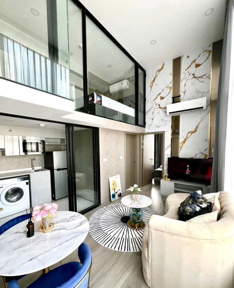 picture rent: Knightsbridge Space Sukhumvit - Rama 4, duplex room, beautiful,  ready to move in, near BTS Phra Khanong. Interested, add Line @841qqlnr - 4/27