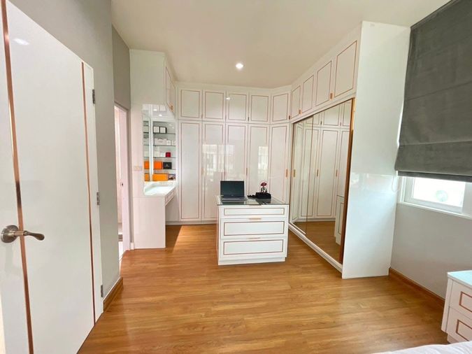 4-bed house for rent, 150 sqm, 51 sq wah, Grandio Ramintra - Wongwaen