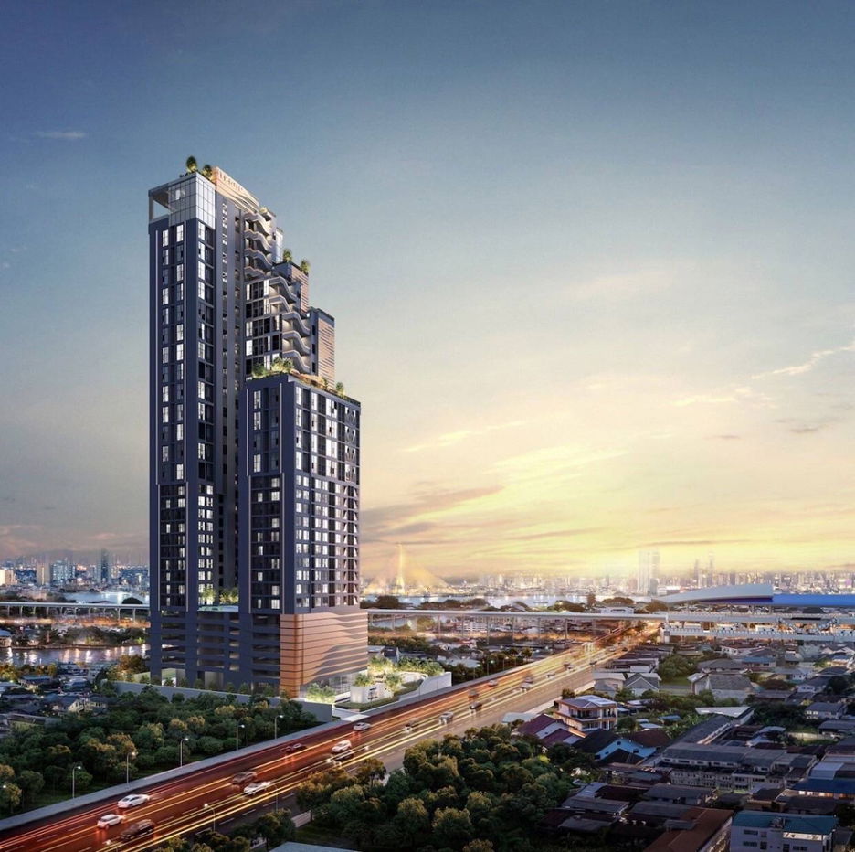 picture Down payment sale Origin Play Bang Khun Non, wide balcony, cheap price, discount 2 hundred thousand baht - 4/7