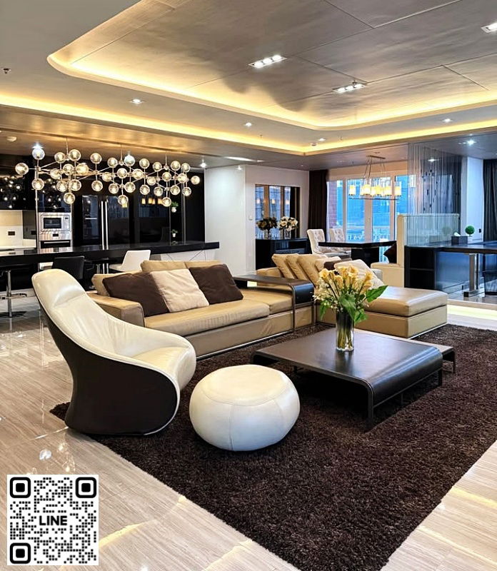 picture 📲Line ID @556ryccg 💎3 Bedroom 240 sqm Floor 20 Citi Smart Sukhumvit18 Fully furnished near BTS Asok, MRT Sukhumvit, Terminal21, Benchakitti Park - 1/16