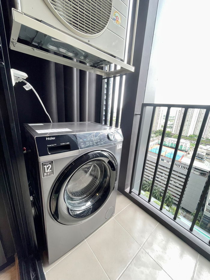 picture For Rent "  𝐍𝐮𝐞 𝐃𝐢𝐬𝐭𝐫𝐢𝐜𝐭 𝐑𝟗 " Size 30 Sqm. Floor 23 Near : MRT- Rama 9  - 18/20