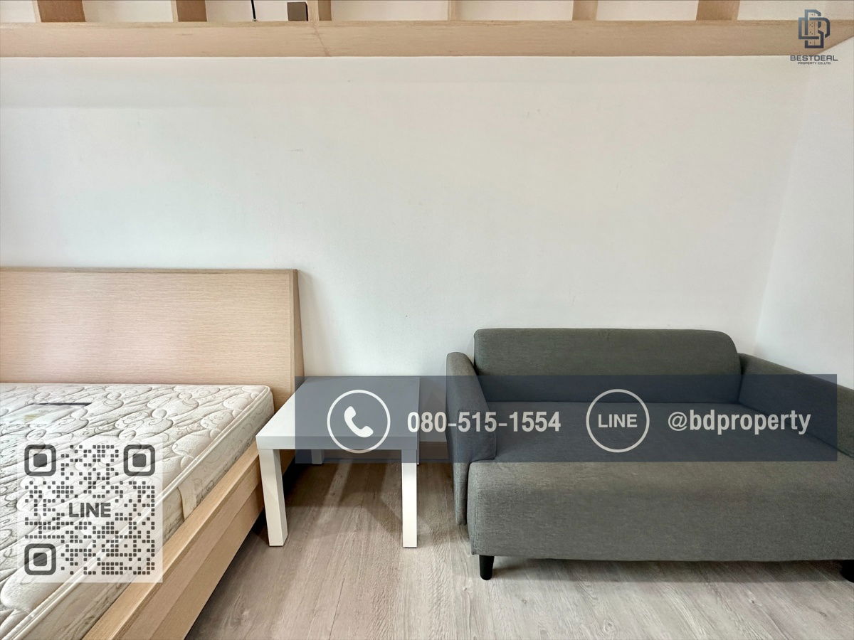 รูป Bestdeal ให้เช่าด่วน!!!ราคา 13,500/เดือน Studio 22ตรม. เฟอร์นิเจอร์และเครื่องใช้ไฟฟ้าพร้อมเข้าอยู่ “IDEO MOBI RAMA 9” ใกล้MRT และ เซ็นทรัลพระราม 9  - รูปที่ 2/10